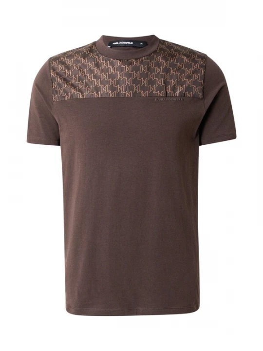 Foto van product Karl Lagerfeld Shirt bruin / donkerbruin