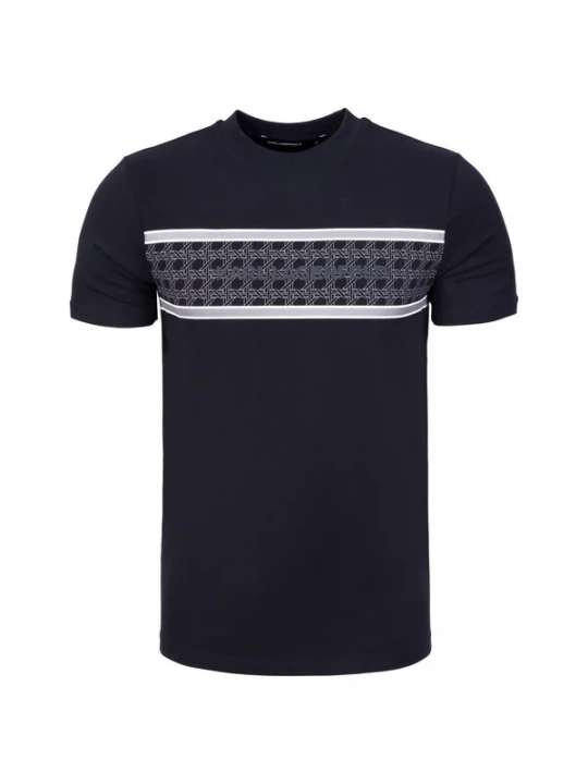 Foto van product Karl Lagerfeld Shirt donkerblauw / lichtgrijs