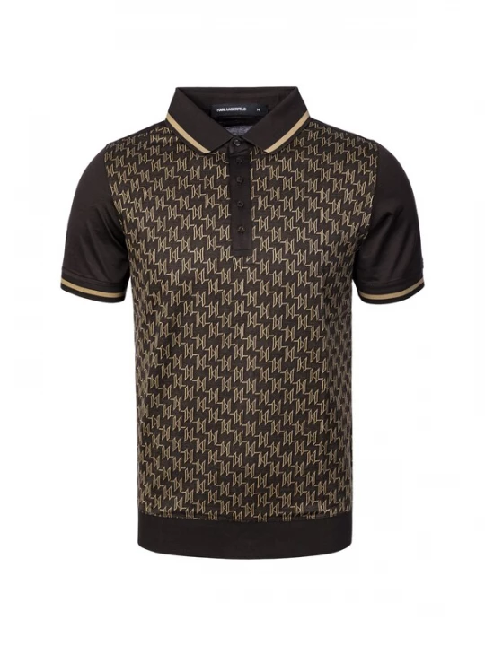 Foto van product Karl Lagerfeld Shirt donkerbruin / aardetinten