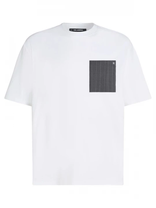 Foto van product Karl Lagerfeld Shirt donkergrijs / wit
