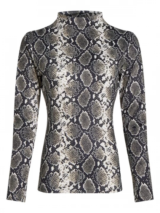 Foto van product Karl Lagerfeld Shirt ecru / lichtbruin / zwart