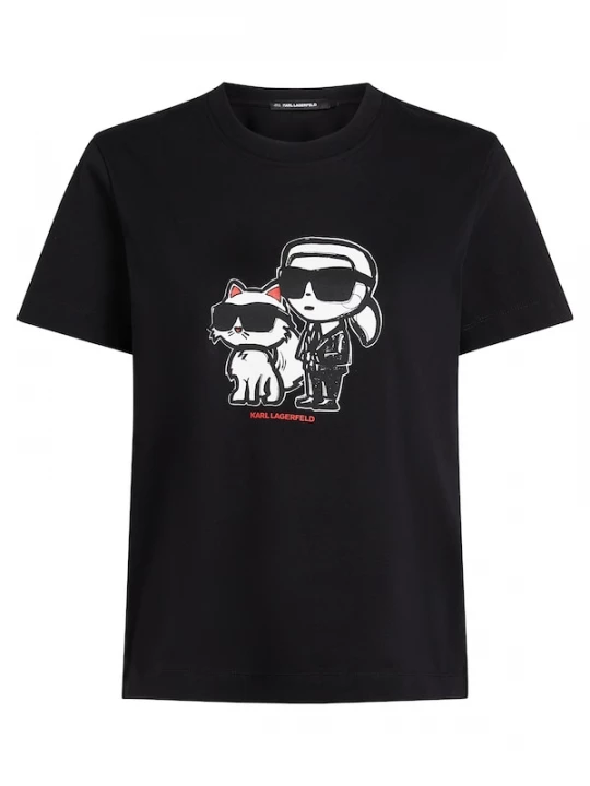 Foto van product Karl Lagerfeld Shirt grijs / bloedrood / zwart / wit