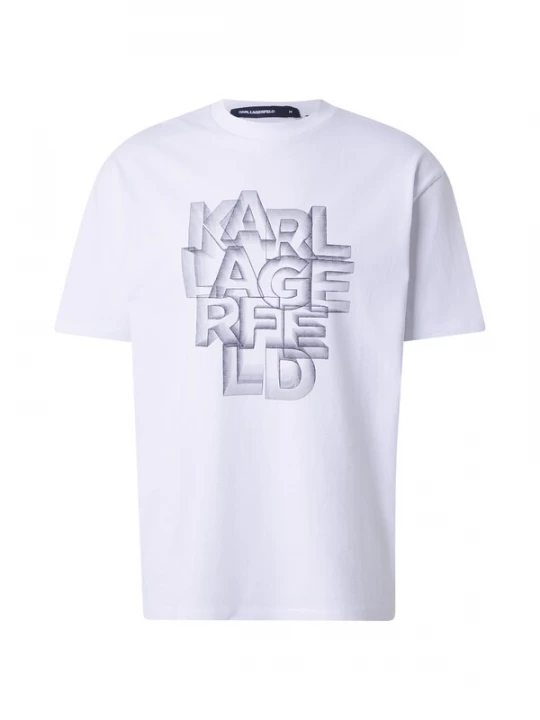 Foto van product Karl Lagerfeld Shirt grijs / wit