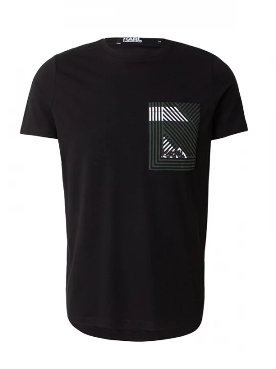 Foto van product Karl Lagerfeld Shirt groen / zwart / wit