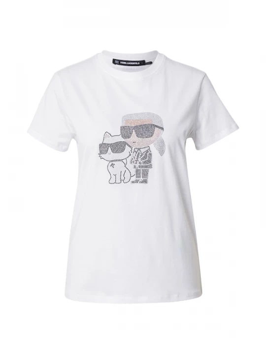 Foto van product Karl Lagerfeld Shirt 'Ikon' beige / zwart / wit
