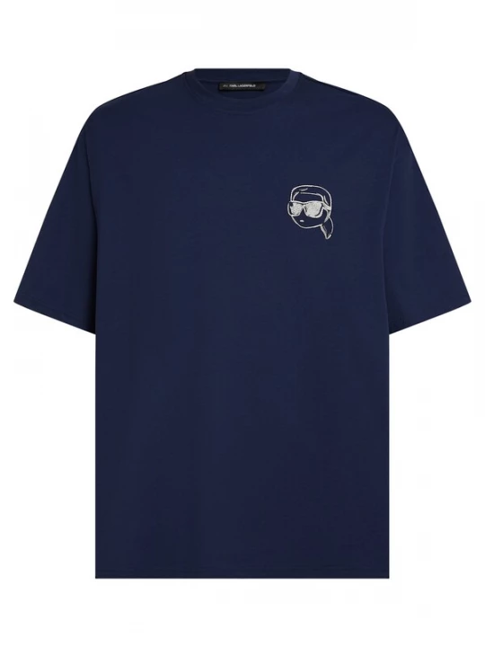 Foto van product Karl Lagerfeld Shirt 'Ikon' donkerblauw / zwart