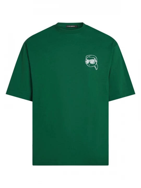 Foto van product Karl Lagerfeld Shirt 'Ikon' grasgroen / wit