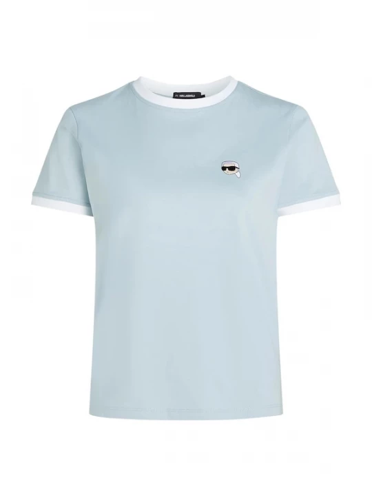 Foto van product Karl Lagerfeld Shirt 'Ikon' lichtblauw / wit