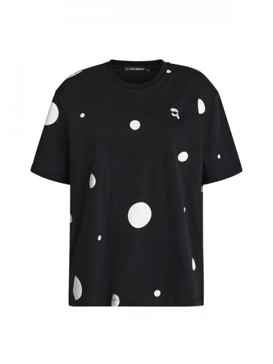Foto van product Karl Lagerfeld Shirt 'Ikon' zwart / wit