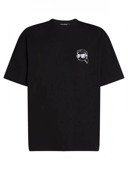Foto van product Karl Lagerfeld Shirt 'IKON' zwart / wit