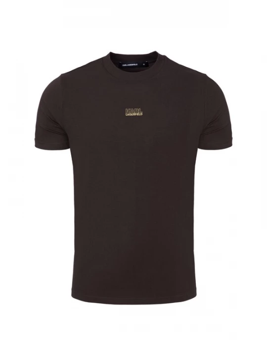 Foto van product Karl Lagerfeld Shirt ivoor / donkerbruin