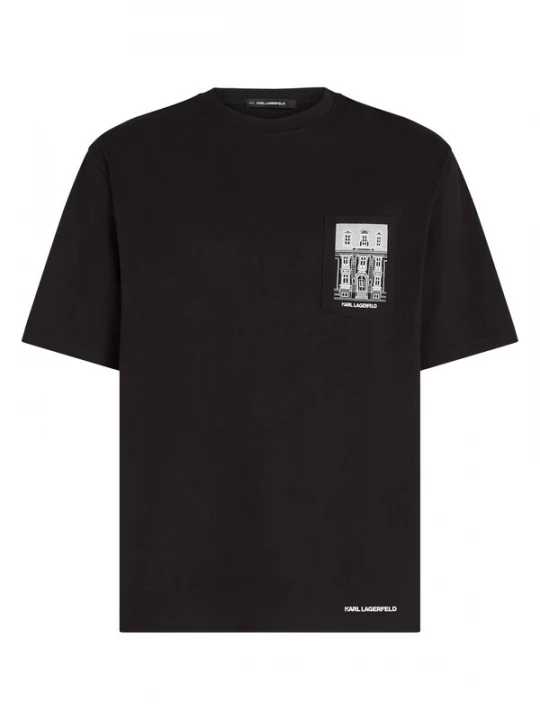 Foto van product Karl Lagerfeld Shirt 'Maison De Karl' ecru / zwart