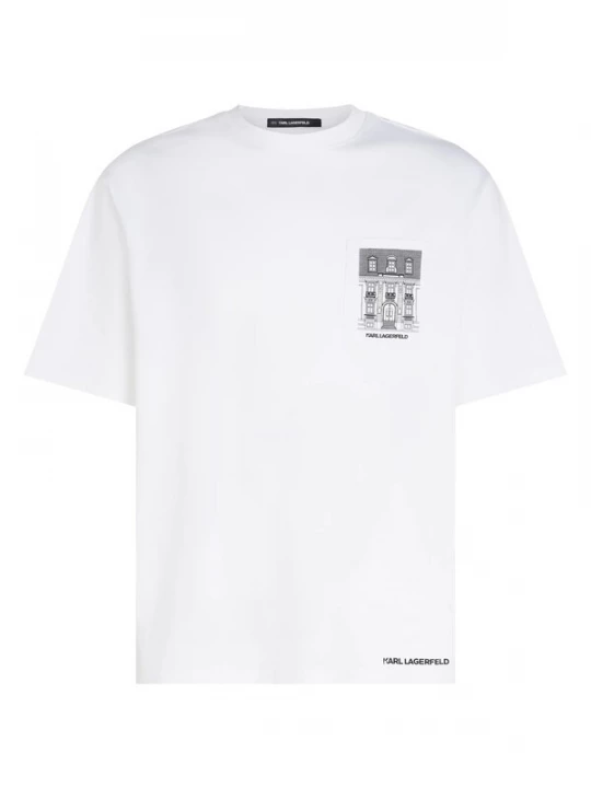 Foto van product Karl Lagerfeld Shirt 'Maison De Karl' zwart / wit