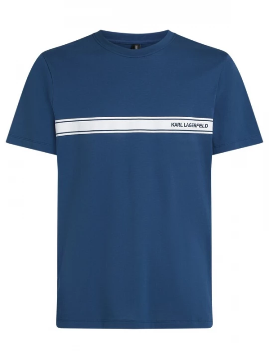Foto van product Karl Lagerfeld Shirt nachtblauw / wit
