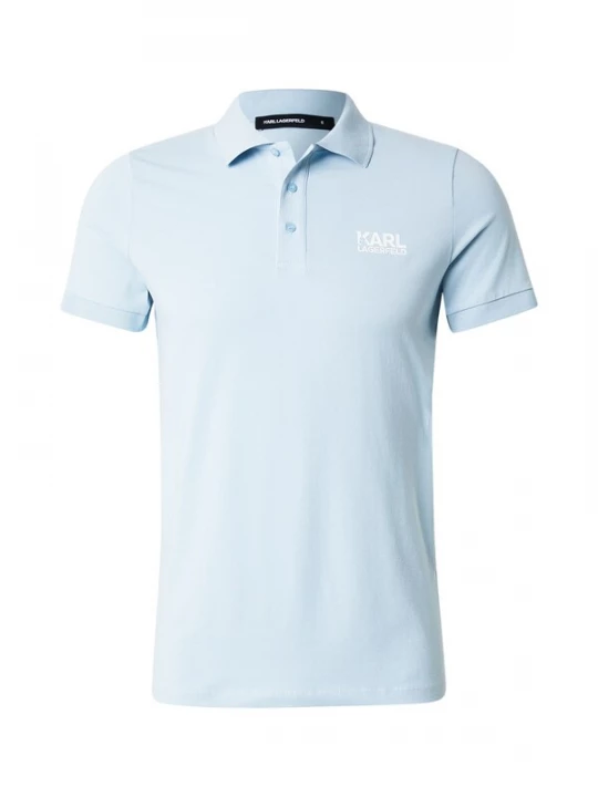 Foto van product Karl Lagerfeld Shirt pastelblauw / wit