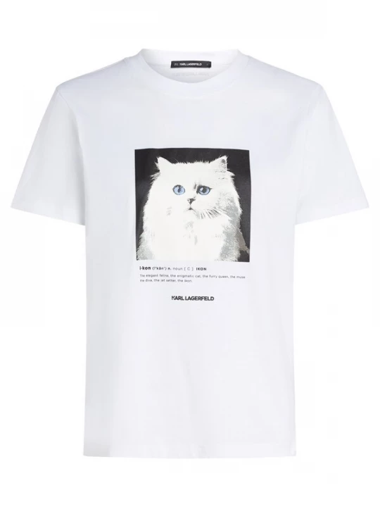 Foto van product Karl Lagerfeld Shirt 'PORTRAIT' zwart / wit