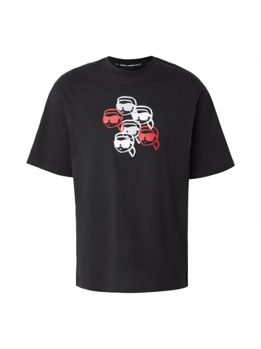 Foto van product Karl Lagerfeld Shirt rood / zwart / wit