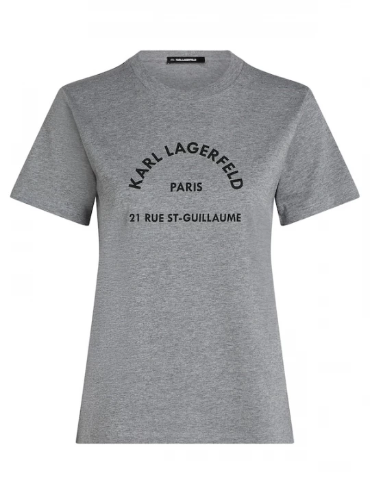 Foto van product Karl Lagerfeld Shirt 'Rue St-Guillaume' grijs gemêleerd / zwart