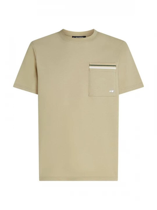 Foto van product Karl Lagerfeld Shirt sand / donkergroen / wit