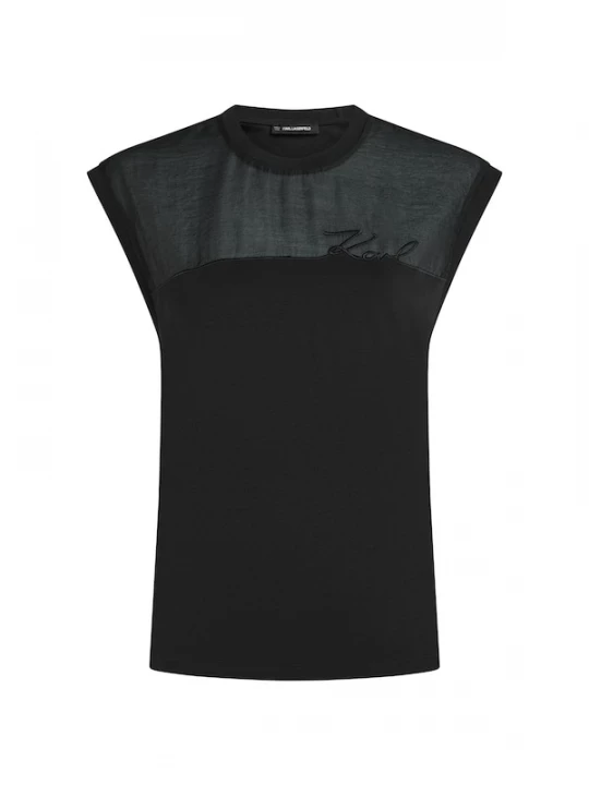 Foto van product Karl Lagerfeld Shirt ' Signature ' zwart