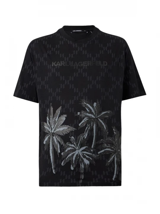 Foto van product Karl Lagerfeld Shirt smoky blue / antraciet / donkergrijs / zwart