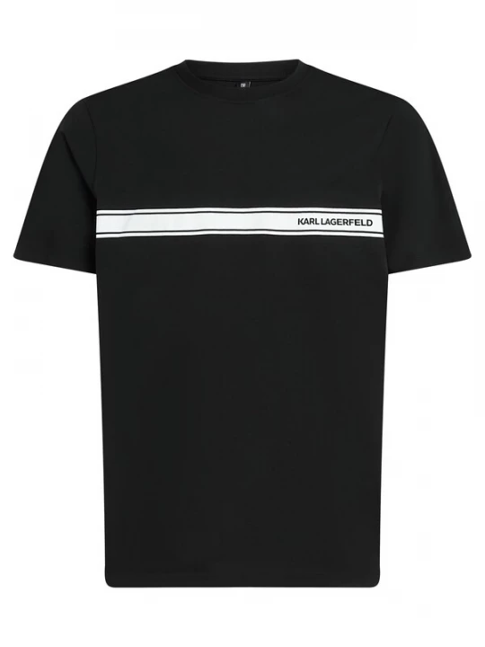 Foto van product Karl Lagerfeld Shirt zwart / offwhite