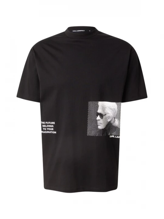 Foto van product Karl Lagerfeld Shirt zwart / offwhite
