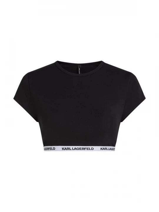 Foto van product Karl Lagerfeld Shirt zwart / offwhite