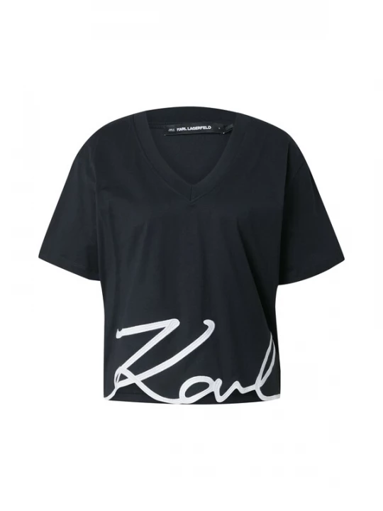 Foto van product Karl Lagerfeld Shirt zwart / offwhite