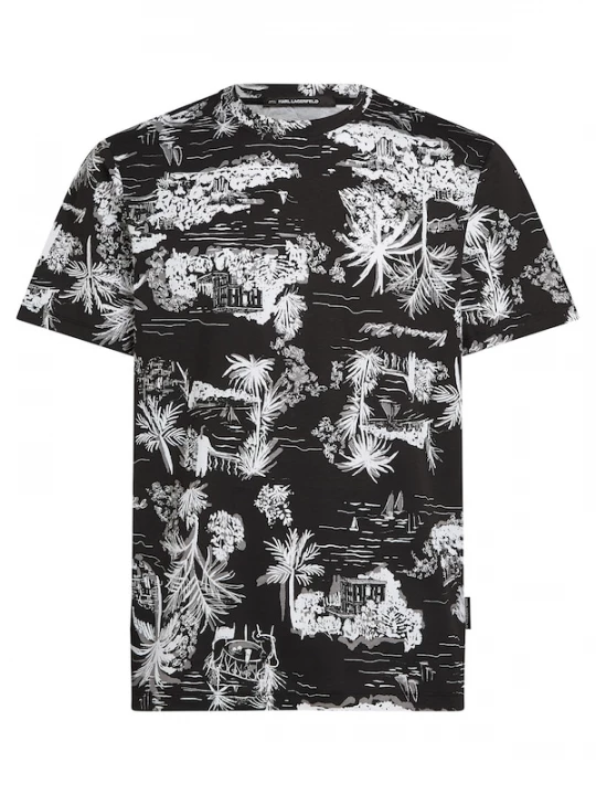 Foto van product Karl Lagerfeld Shirt zwart / wit