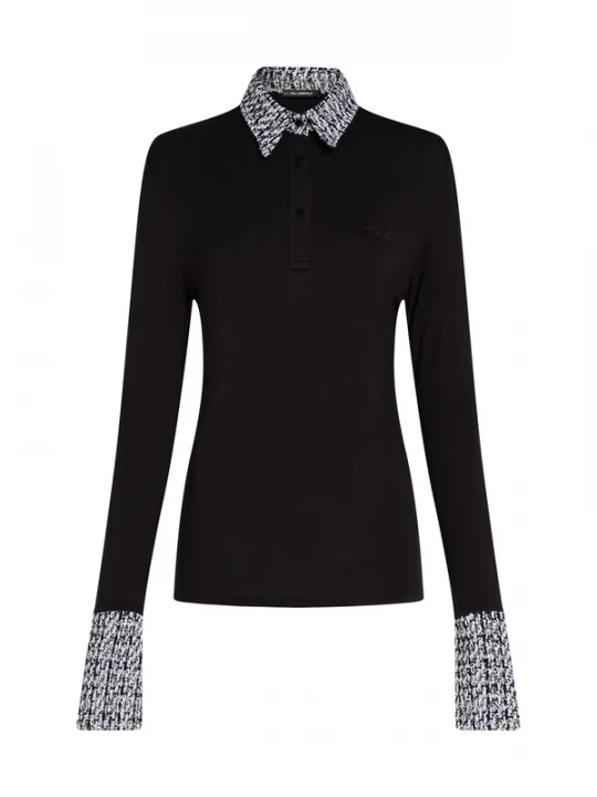 Foto van product Karl Lagerfeld Shirt zwart / wit