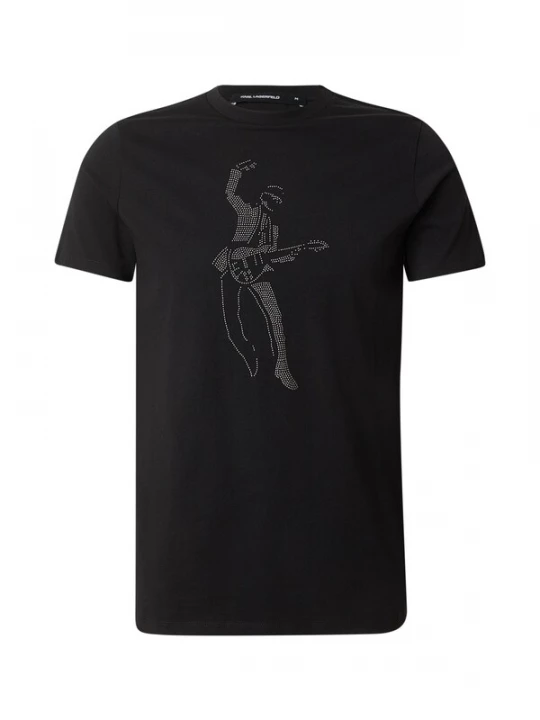 Foto van product Karl Lagerfeld Shirt zwart / zilver
