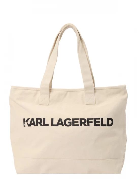 Foto van product Karl Lagerfeld Shopper 'ESSENTIAL' zwart / wolwit
