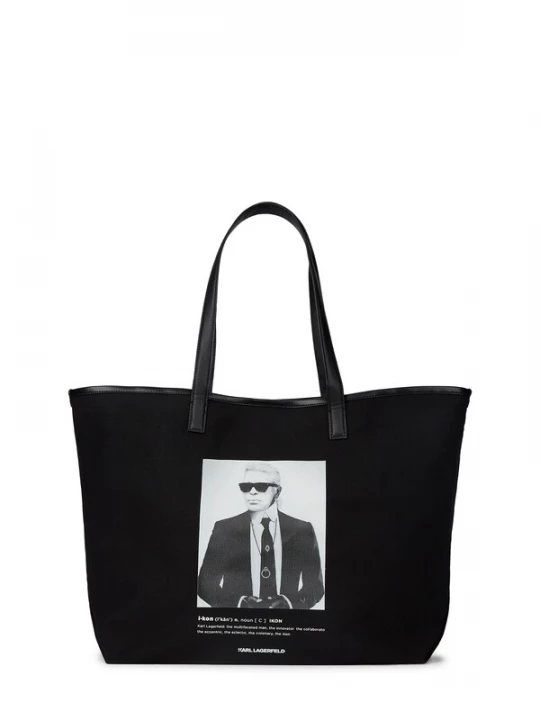 Foto van product Karl Lagerfeld Shopper grijs / zwart / wit