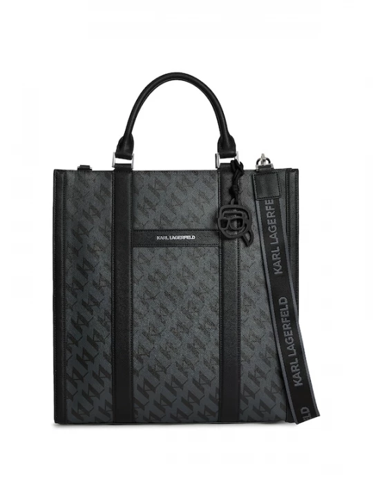 Foto van product Karl Lagerfeld Shopper 'Ikon' donkergrijs / zwart