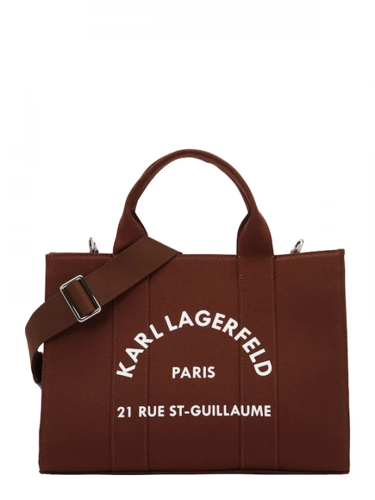 Foto van product Karl Lagerfeld Shopper karamel / wit