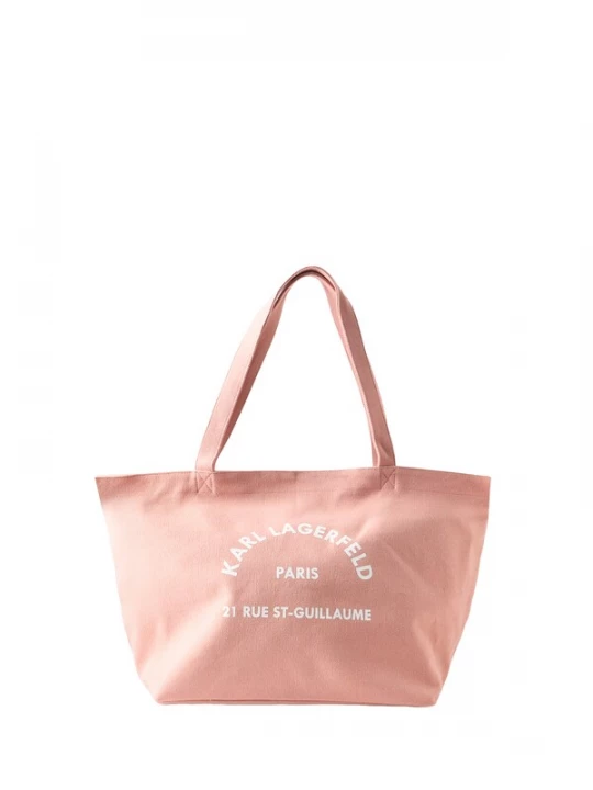 Foto van product Karl Lagerfeld Shopper 'Rue St-Guillaume' rosa / wit
