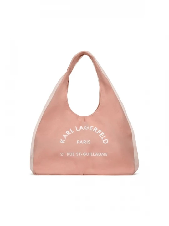 Foto van product Karl Lagerfeld Shopper 'Rue St-Guillaume' rosé / wit