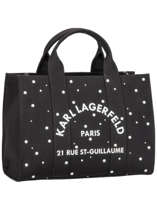 Foto van product Karl Lagerfeld Shopper 'Rue St-Guillaume' zwart / wit
