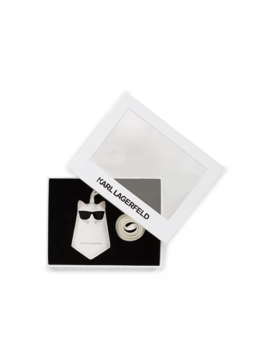 Foto van product Karl Lagerfeld Sleutelhanger ' Ikon Choupette Schlüsselring zum Umhängen ' wit