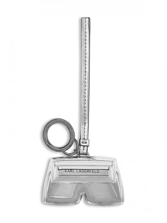 Foto van product Karl Lagerfeld Sleutelhanger 'Ikon' zwart / zilver
