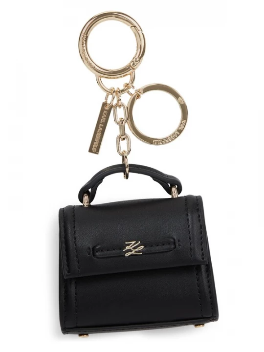 Foto van product Karl Lagerfeld Sleutelhanger 'K / Autograph' zwart