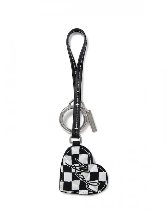 Foto van product Karl Lagerfeld Sleutelhanger ' K / Signature Schlüsselring mit Spiegel ' platina
