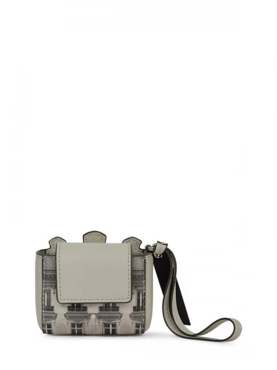 Foto van product Karl Lagerfeld Sleutelhanger 'Maison de Karl' grijs / zwart