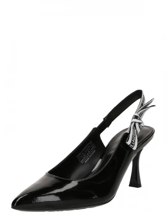 Foto van product Karl Lagerfeld Slingpumps zwart / wit