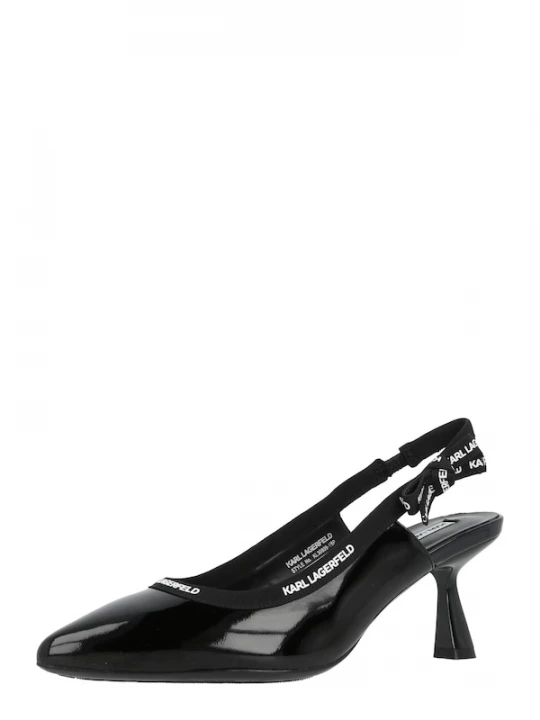 Foto van product Karl Lagerfeld Slingpumps zwart / wit