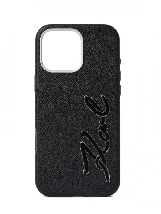 Foto van product Karl Lagerfeld Smartphonehoesje 'iPhone 16 Pro Max' zwart
