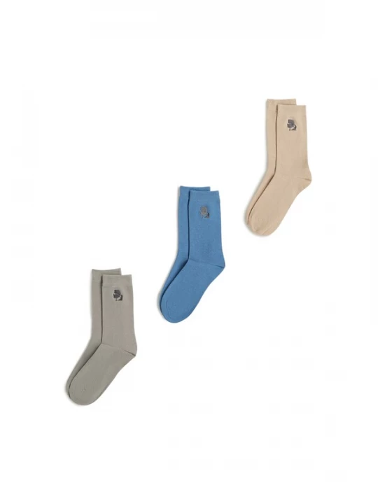 Foto van product Karl Lagerfeld Sokken ' Kameo-Socken – 3er-Pack ' gemengde kleuren