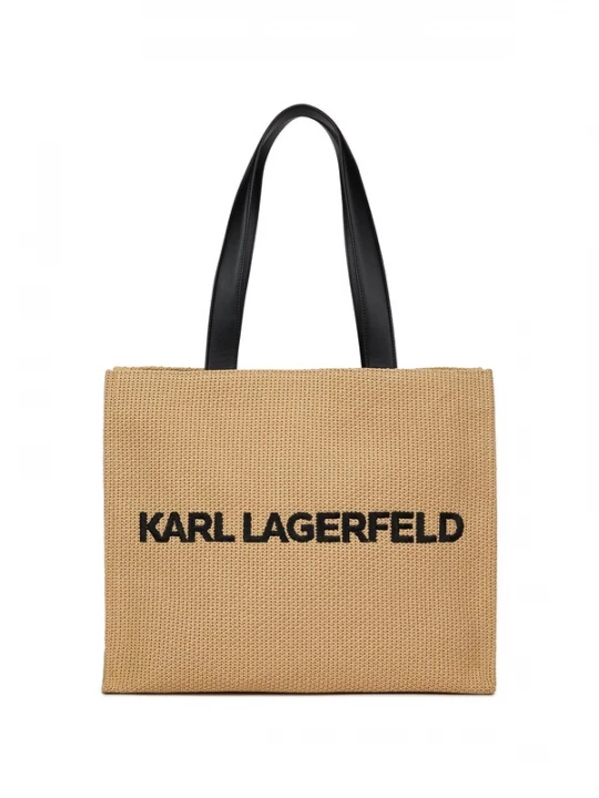 Foto van product Karl Lagerfeld Strandtas donkerbeige / zwart