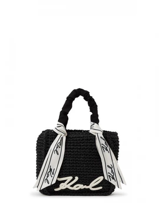 Foto van product Karl Lagerfeld Strandtas zwart / wit